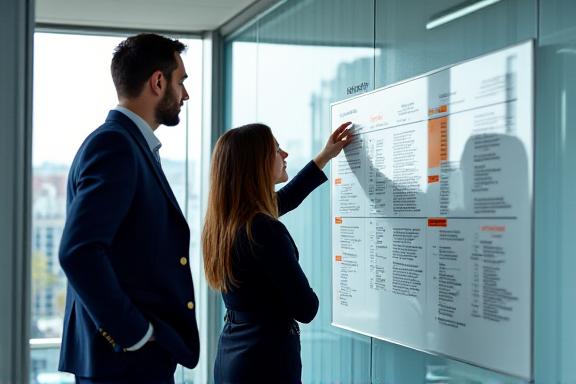 Consultation meeting with digital charts and data roadmaps